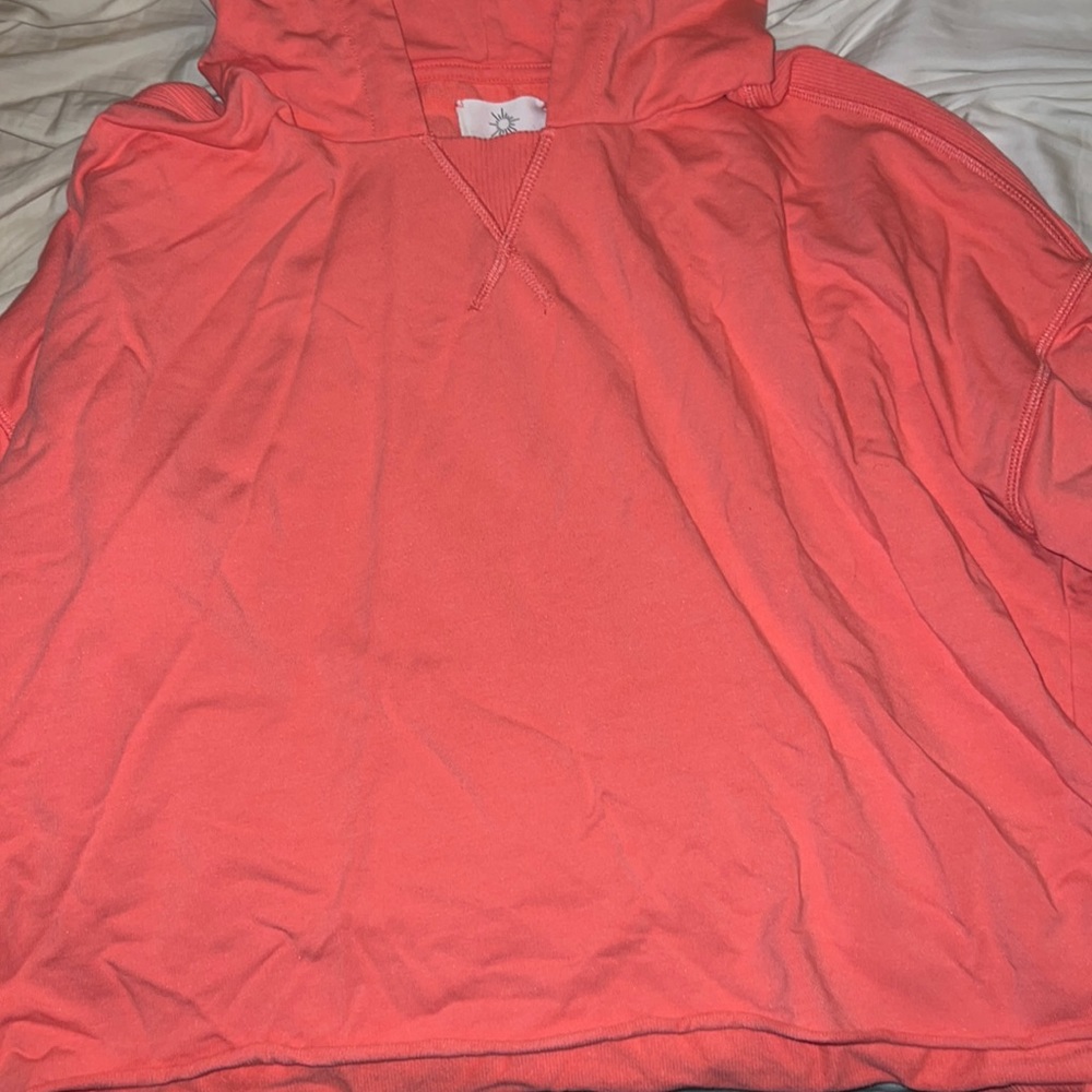 Aerie cropped hooded pullover